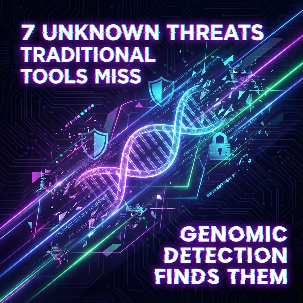 7 Unknown Threats Your Traditional Security Tools Miss (And How Genomic Detection Finds Them)